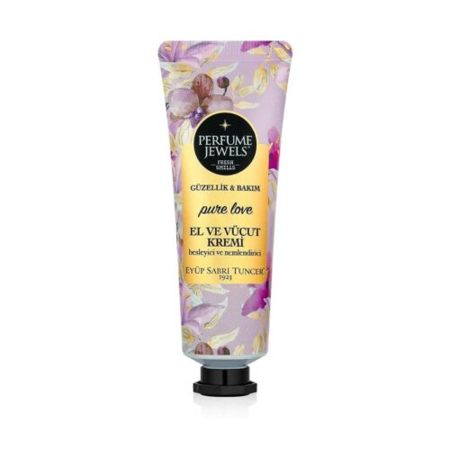 perfume jewels hand cream pure love